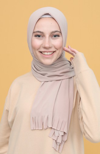 Sandy Pratik Şal 1051 1051-40 Açık Bej