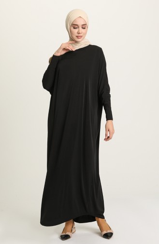 Bat Sleeve Dress Black 2000-02