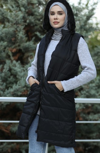 Black Gilet 1053B-03