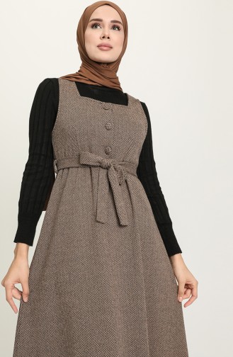 Mink Hijab Dress 7130-01