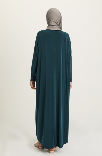 Bat Sleeve Dress Emerald Green 2000-01