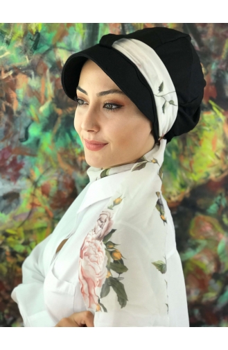 Black Ready to Wear Turban 08-01