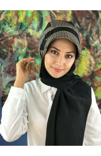 Black Ready to wear Turban 01410-01