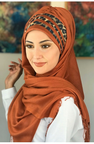 Cinnamon Color Ready to Wear Turban 01-01