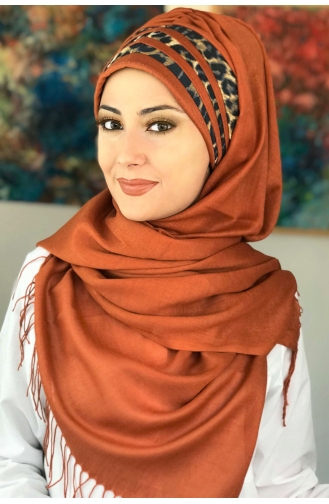 Cinnamon Color Ready to Wear Turban 01-01
