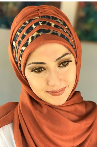 Cinnamon Color Ready to Wear Turban 01-01