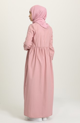 Powder Hijab Dress 1684A-03
