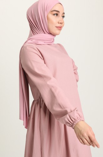 Powder Hijab Dress 1684A-03