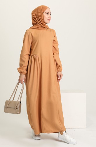 Robe Hijab Camel 1684A-04