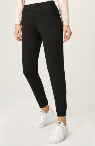 Cepli Jogger Eşofman Altı 1054-01 Siyah