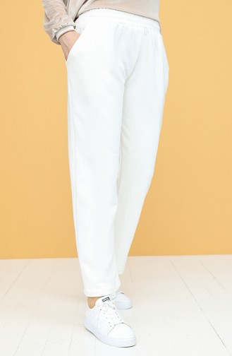 White Track Pants 2018-01