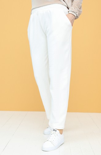 White Track Pants 2018-01