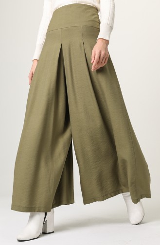 Khaki Culottes 8371-05