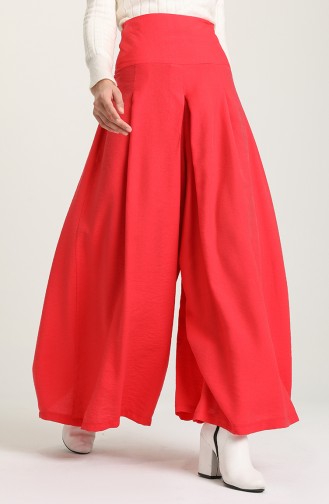 Jupe-Pantalon Rouge 8371-07