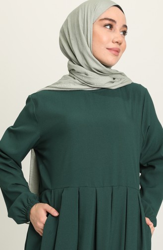 فستان أخضر زمردي 1685B-04