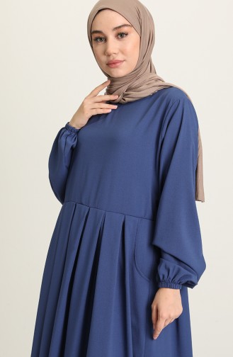 Indigo Hijab Dress 1685B-05