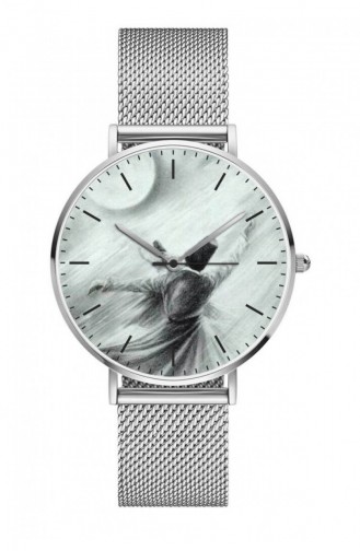 Silver Gray Horloge 0072