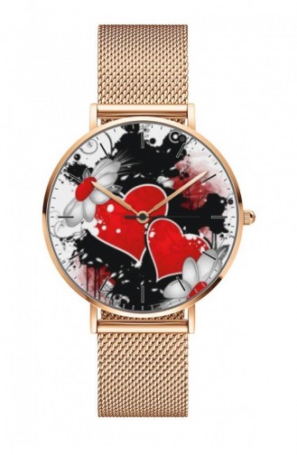 Rose Tan Wrist Watch 0075