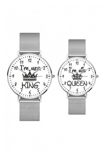 Silver Gray Wrist Watch 0060