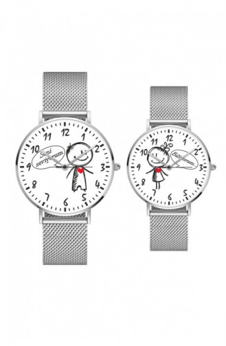Silver Gray Horloge 0113
