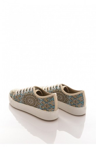 Chaussures de jour Turquoise 5205