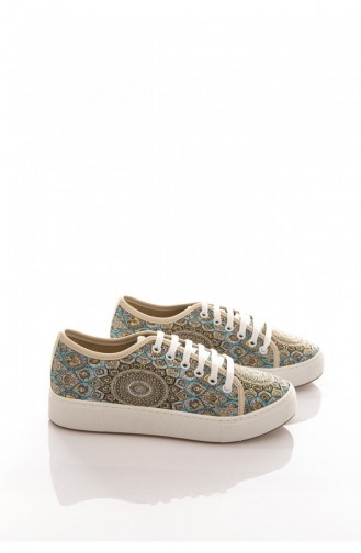Chaussures de jour Turquoise 5205