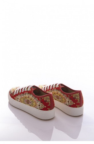 Red Casual Shoes 5281