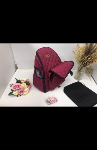Claret red Baby Care Bag 0015-02