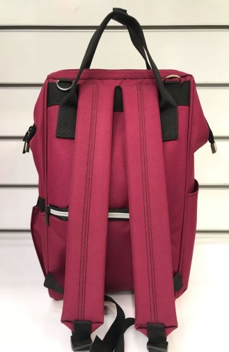 Claret Red Baby Care Bag 0008-01