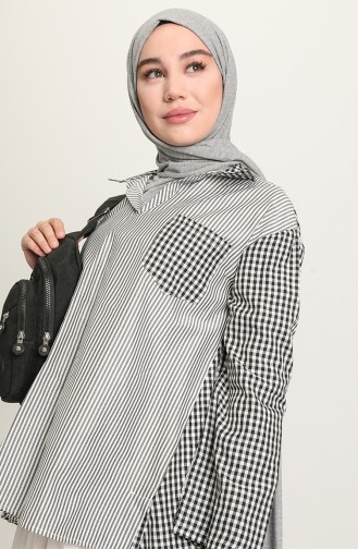 Black Overhemdblouse 3311-01