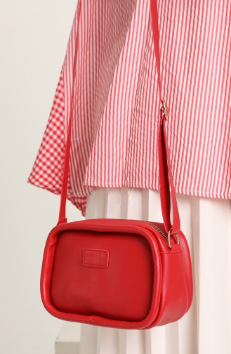 Red Shoulder Bags 3002-40
