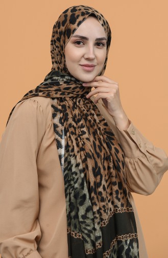 Khaki Shawl 12745-16