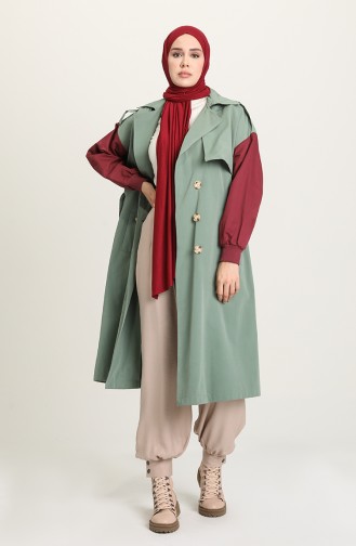 Green Trenchcoat 4124-02