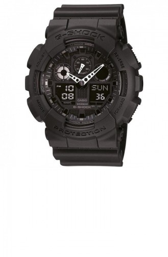 Black Wrist Watch 100-1A1DR