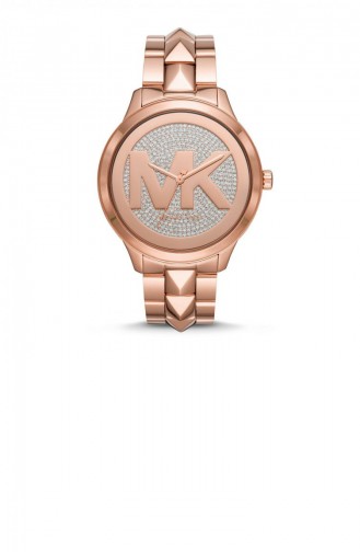 Rose Tan Wrist Watch 6736