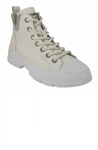 Guja 3904 Günlük Bayan Sneaker Ayakkabı-Beyaz