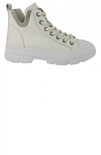 Guja 3904 Günlük Bayan Sneaker Ayakkabı-Beyaz