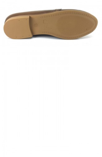 Tobacco Brown Woman Flat Shoe 8451