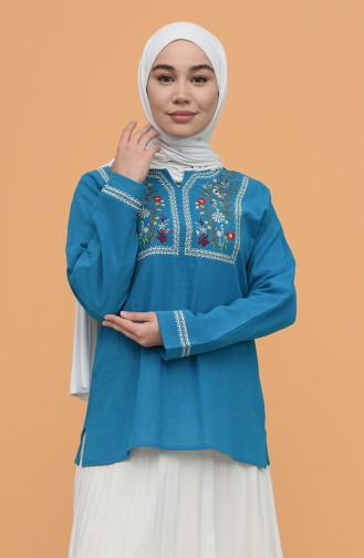 Blouse Bleu 0011-09