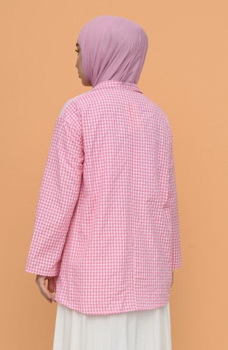 Pink Overhemdblouse 3311-07