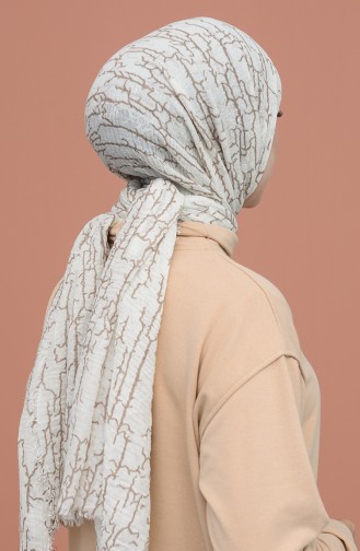 Cream Shawl 11427-12