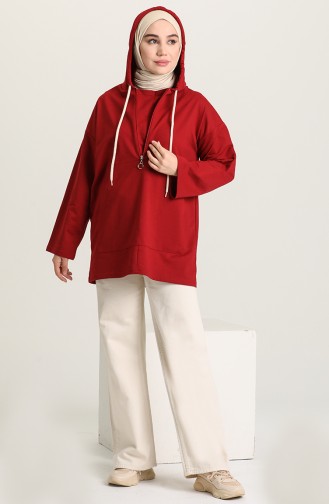 Claret Red Sweatshirt 3328-03