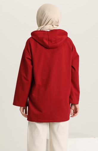 Claret Red Sweatshirt 3328-03