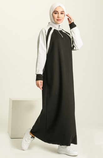 Black Hijab Dress 70-03