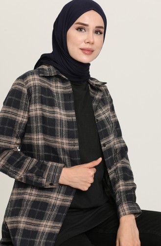 Ekose Tunik 6524-03 Vizon