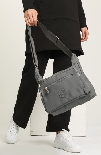 Gray Shoulder Bags 8004-24