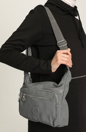 Gray Shoulder Bags 8004-24