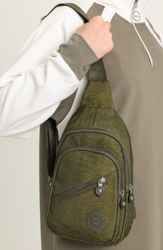 Khaki Shoulder Bags 8006-82