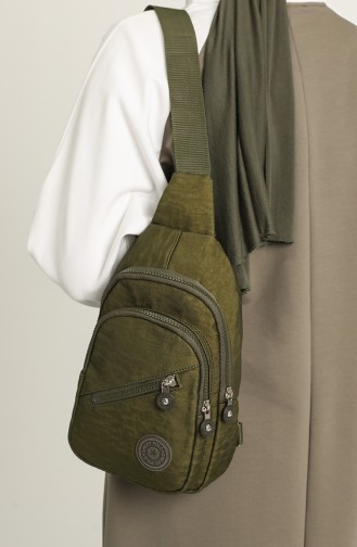 Khaki Shoulder Bags 8006-82