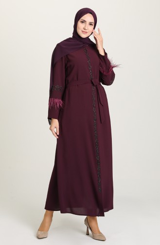 Abayas Plum 4314-03